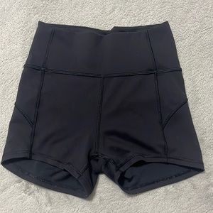 lulu black spandex
